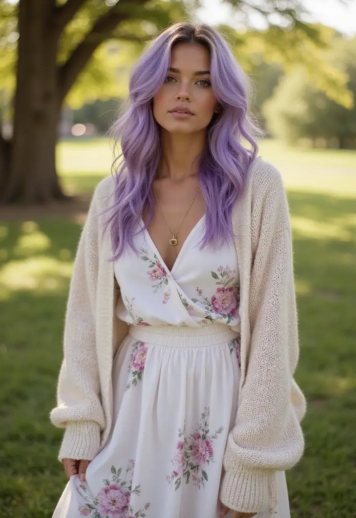50 Purple Hair Color Ideas That Look Creative and Fun - 4. Pastel Purple Ombre
