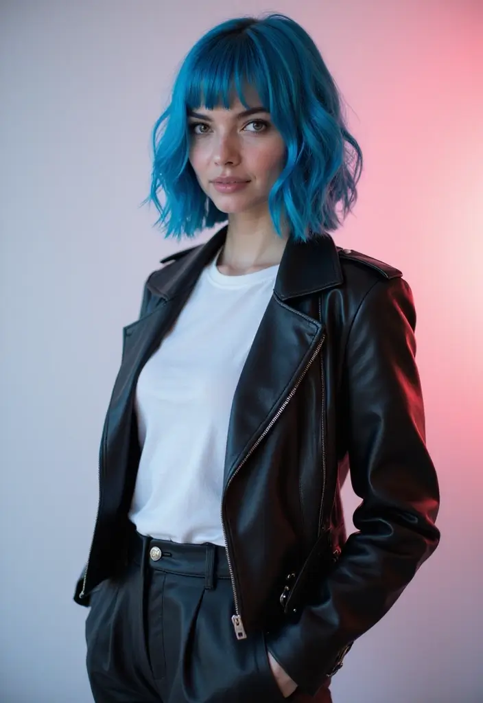 50 Short Bob Hairstyles for Women That Always Look Chic - 12. Bold Color Bob