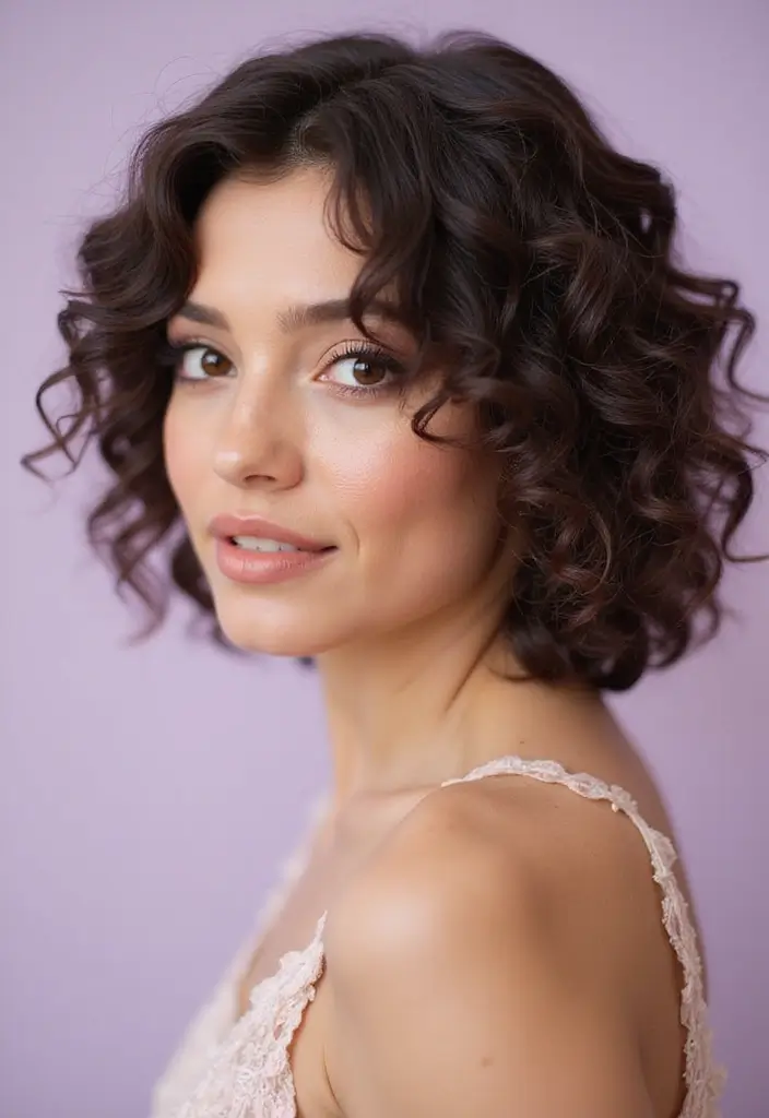 50 Short Bob Hairstyles for Women That Always Look Chic - 31. Soft Curly Bob
