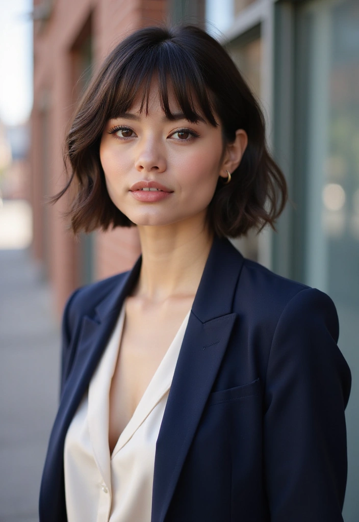 50 Short Bob Hairstyles for Women That Always Look Chic - 8. Bob with Bangs