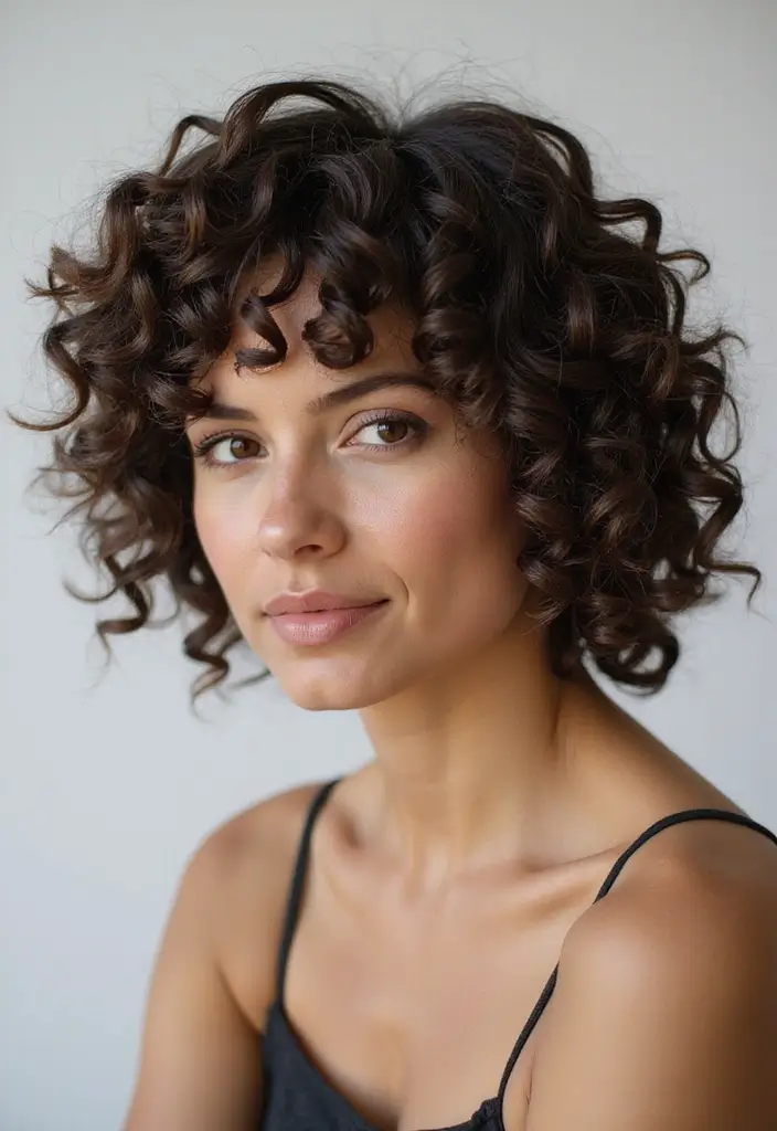 50 Short Curly Hair Hairstyles That Look Adorable 40 50 Short Curly Hair Hairstyles That Look Adorable - 39. Curly Twists