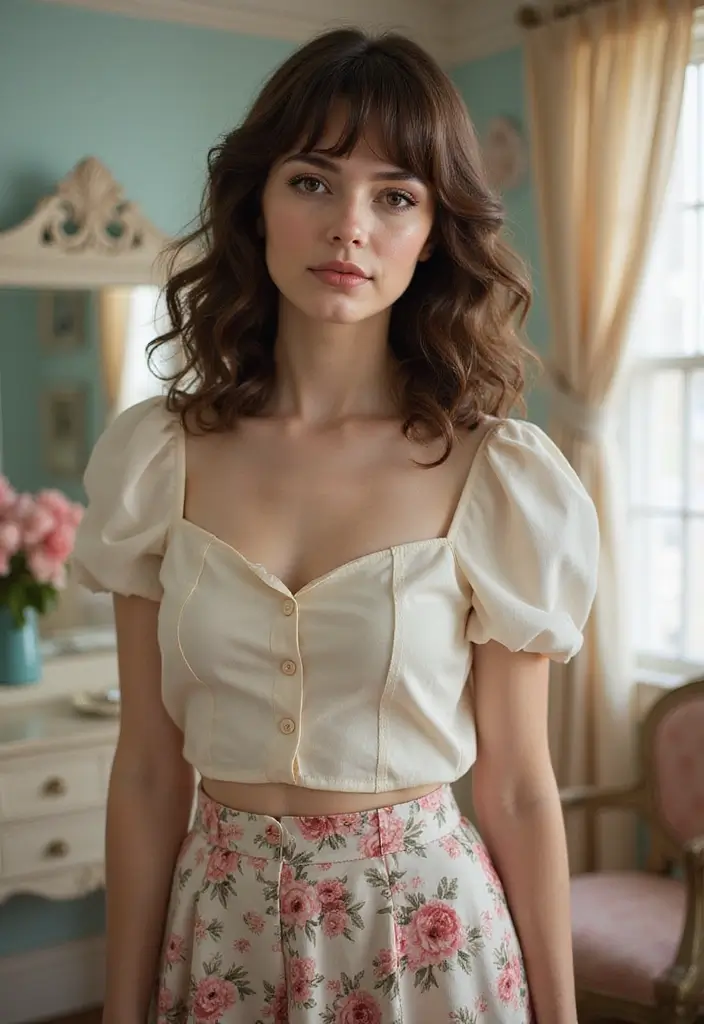 50 Short Curly Hair Hairstyles That Look Adorable 48 50 Short Curly Hair Hairstyles That Look Adorable - 47. Curly Bangs with Retro Waves