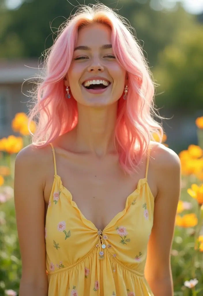 50 Short Hair Color Ideas That Instantly Upgrade Your Look - 34. Strawberry-Banana Lob