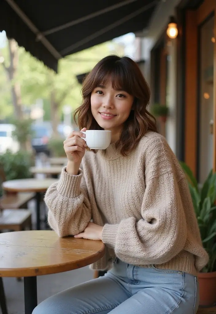 50 Short to Medium Hairstyles for Women That Feel Stylish - 15. Layered Side-Swept Bangs