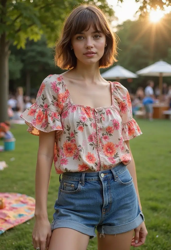 50 Short to Medium Hairstyles for Women That Feel Stylish - 18. Short Shag with Baby Bangs