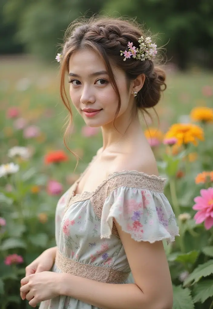 50 Short to Medium Hairstyles for Women That Feel Stylish - 40. Twisted Braid Crown