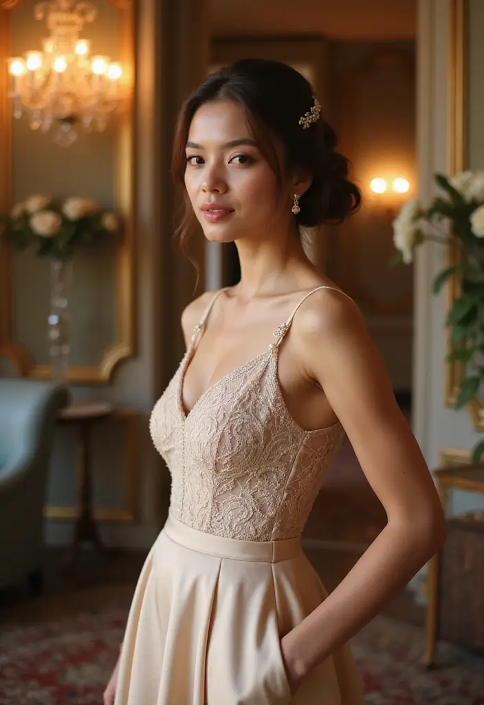 50 Short to Medium Hairstyles for Women That Feel Stylish - 47. Elegant Chignon