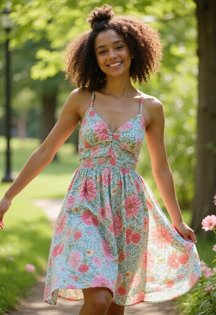 50 Shoulder Length Hairstyles for Women That Always Work - 46. Curly Hair with a Top Knot