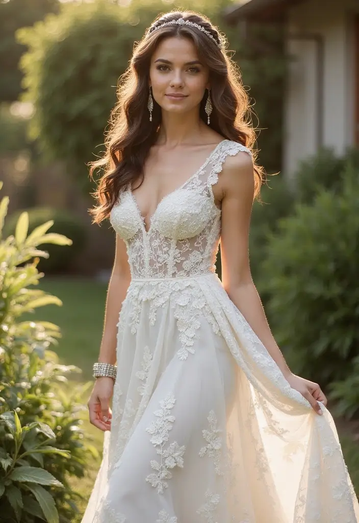 50 Shoulder Length Hairstyles for Women That Always Work - 47. Curly Hair with a Braid Crown