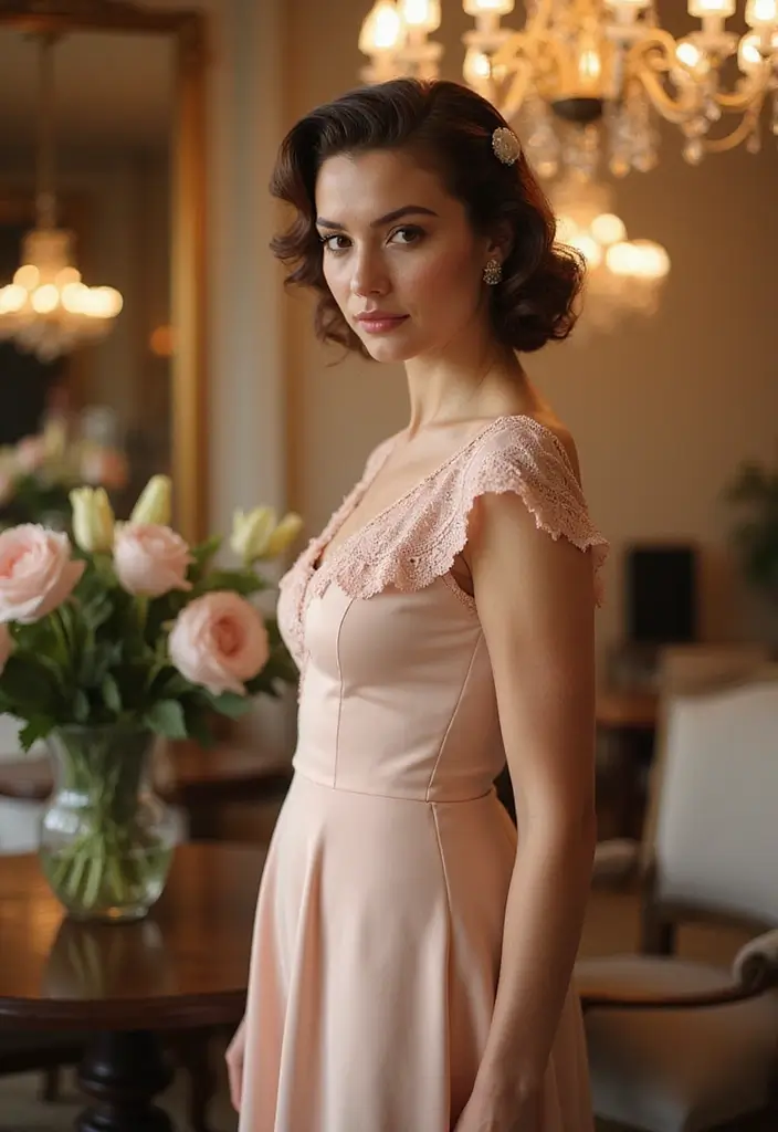 50 Shoulder Length Hairstyles for Women That Always Work - 50. Curly Hair with a Vintage Bouffant