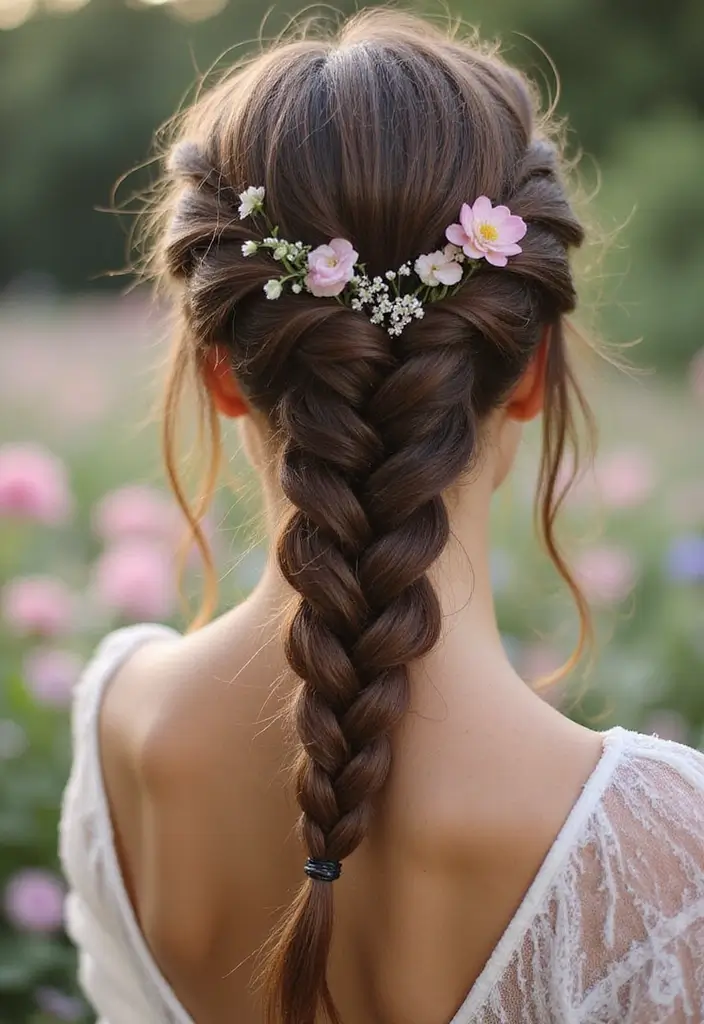 50 Simple Hairstyles for Short Hair That Take Minutes - 22. Simple Waterfall Braid