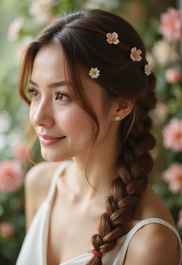 50 Simple Hairstyles for Short Hair That Take Minutes - 32. Simple Criss-Cross Braid