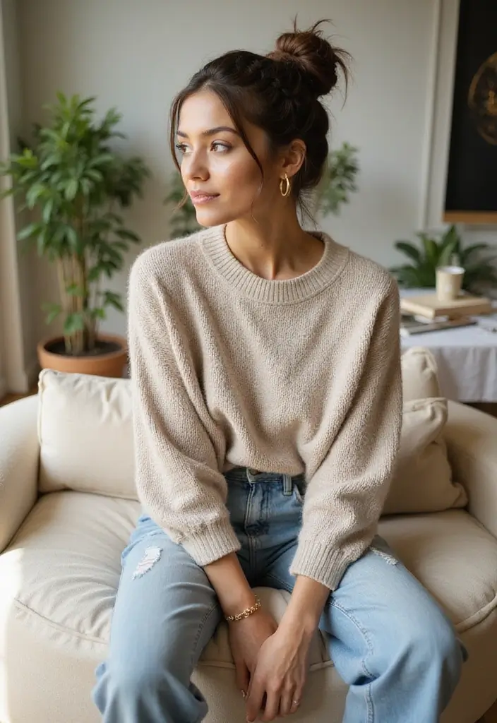 50 Simple Hairstyles for Short Hair That Take Minutes - 44. Off-Duty Braided Bun