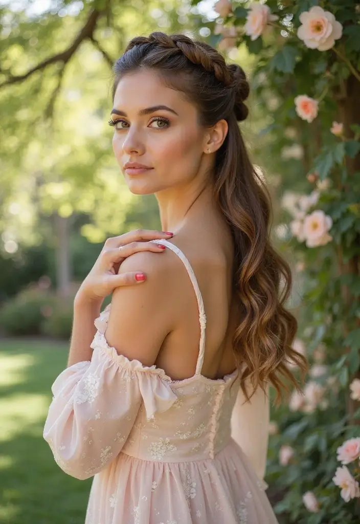 50 Simple Hairstyles for Short Hair That Take Minutes - 48. Quick Twisted Halo