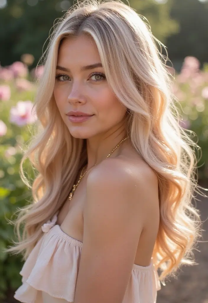 50 Soft Summer Hair Color Ideas That Brighten Your Look - 32. Soft Creamy Rose