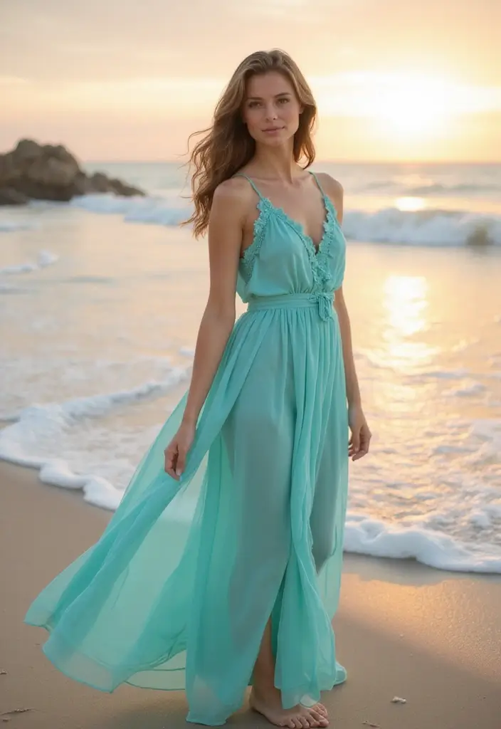 50 Soft Summer Hair Color Ideas That Brighten Your Look - 39. Aquamarine Hue