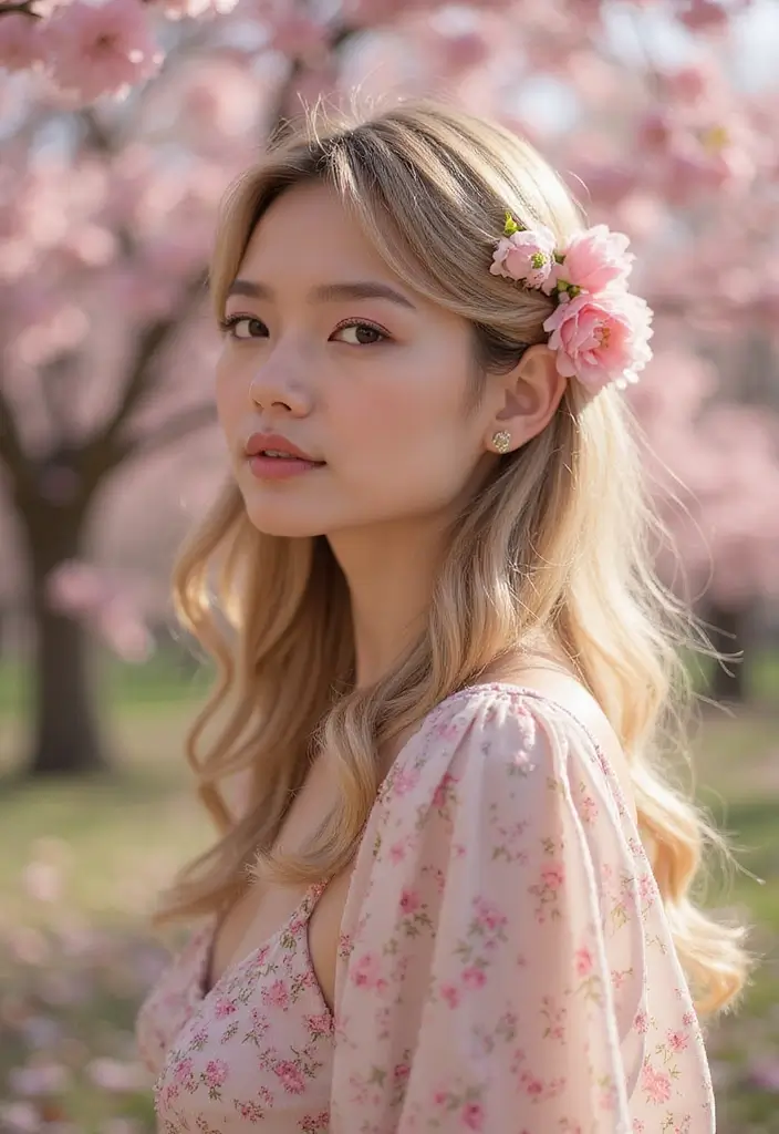 50 Soft Summer Hair Color Ideas That Brighten Your Look - 41. Soft Cherry Blossom