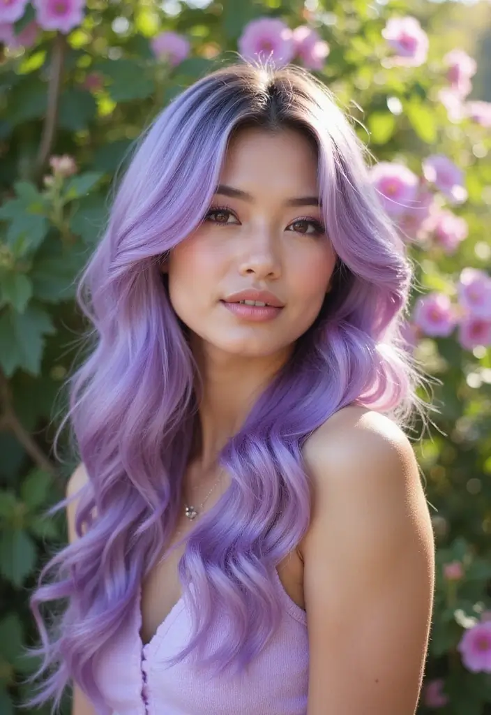 50 Soft Summer Hair Color Ideas That Brighten Your Look - 6. Soft Lilac Shine