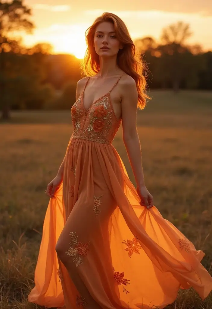 50 Stunning Hair Color Ideas for Women of Every Age - 19. Sunset Red
