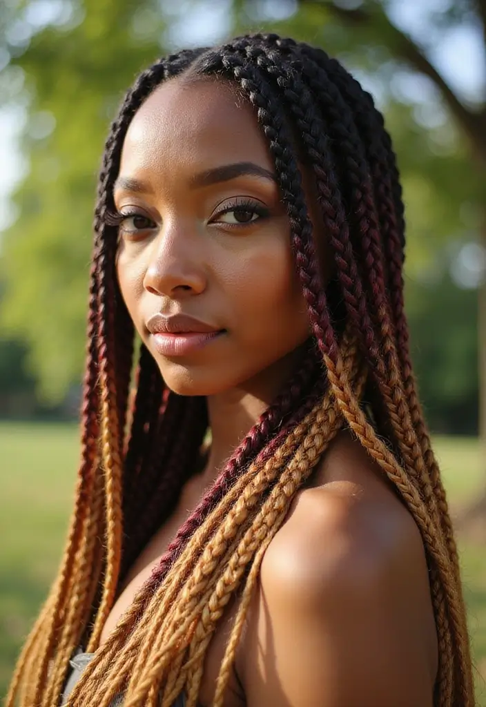 50 Stunning Hairstyles for Black Hair You’ll Want to Try - 1. Box Braids