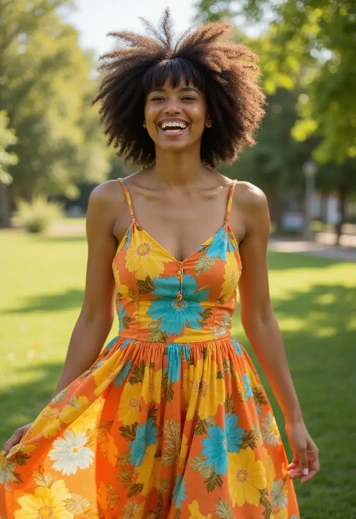 50 Stunning Hairstyles for Black Hair You’ll Want to Try - 3. Afro with Bangs