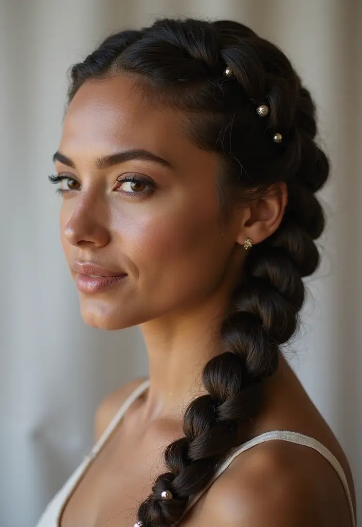 50 Stunning Hairstyles for Black Hair You’ll Want to Try - 7. Goddess Braids