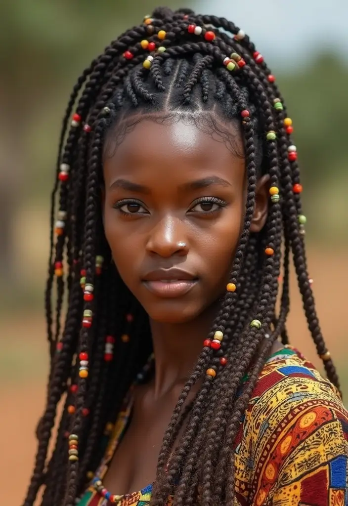 50 Stunning Hairstyles for Black Hair You’ll Want to Try - 9. Fulani Braids