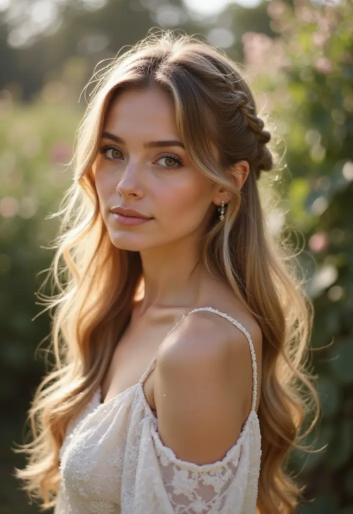 50 Stylish Hairstyles for Shoulder Length Hair You’ll Love - 18. Twisted Side Braid