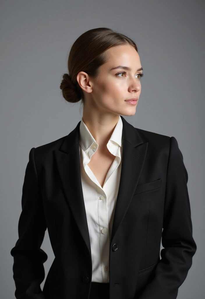 50 Stylish Hairstyles for Shoulder Length Hair You’ll Love - 42. Polished Low Twist