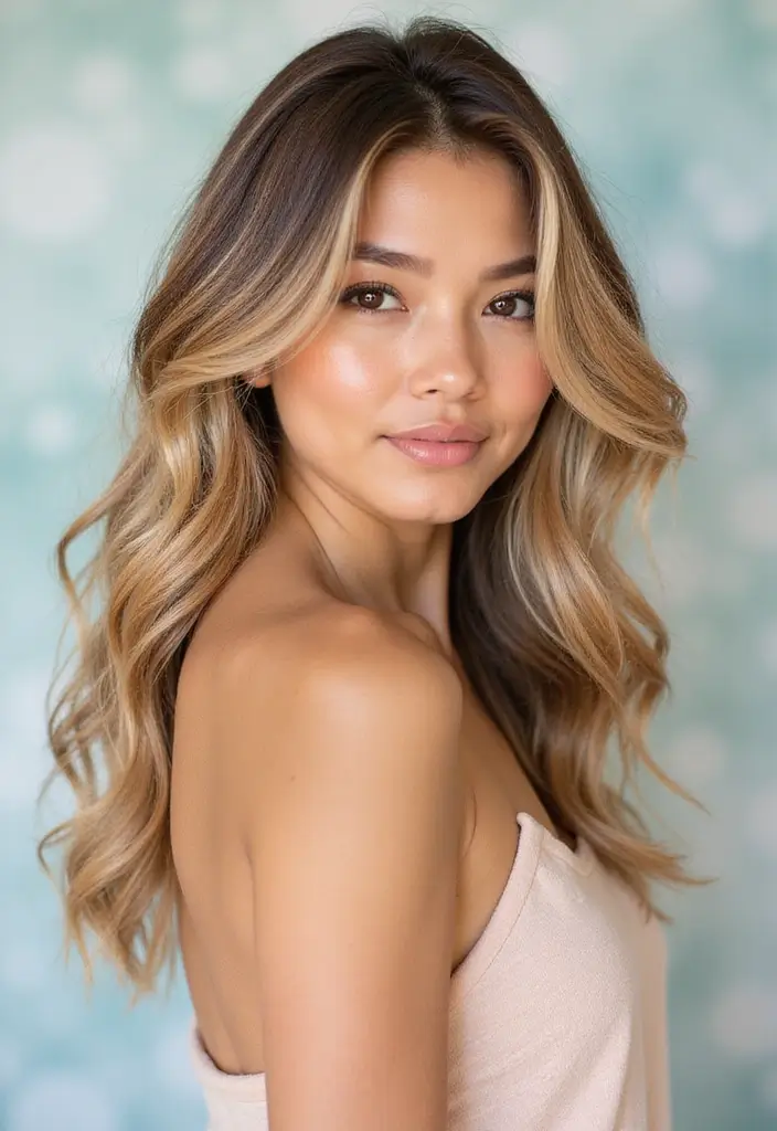 50 Stylish Hairstyles for Shoulder Length Hair You’ll Love - 43. Stylish Layered Waves