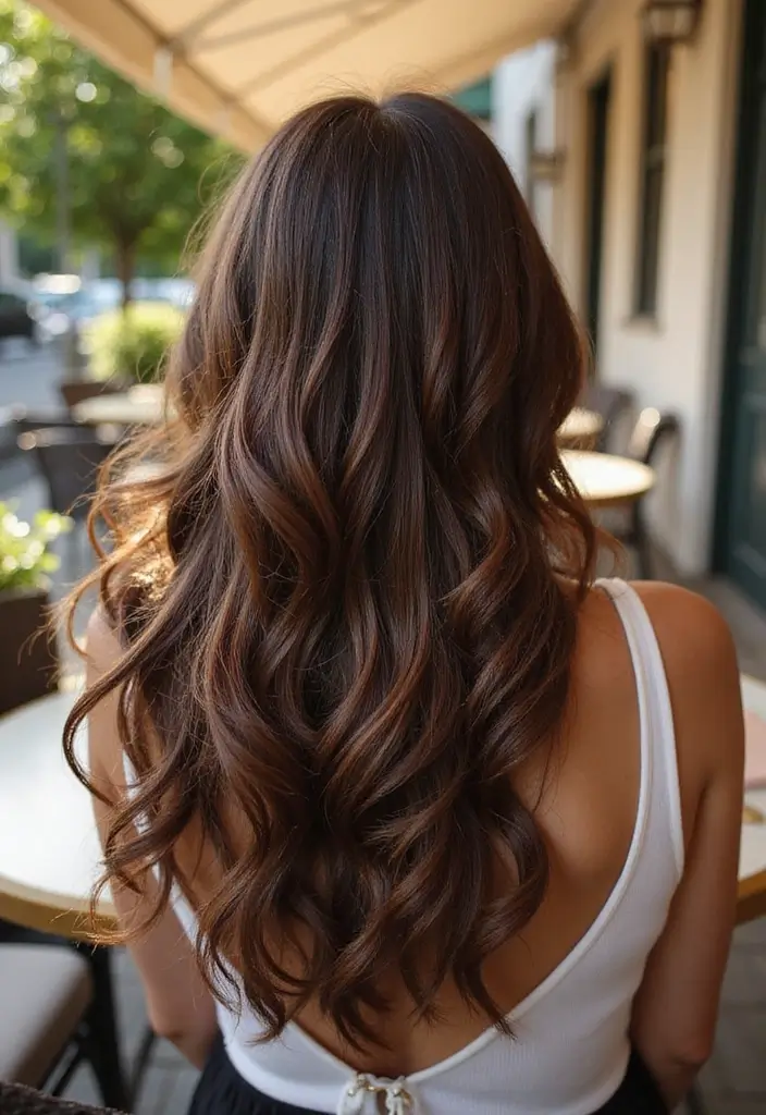 50 Summer Brown Hair Color Ideas That Shine in the Sun - 14. Warm Chocolate Highlights