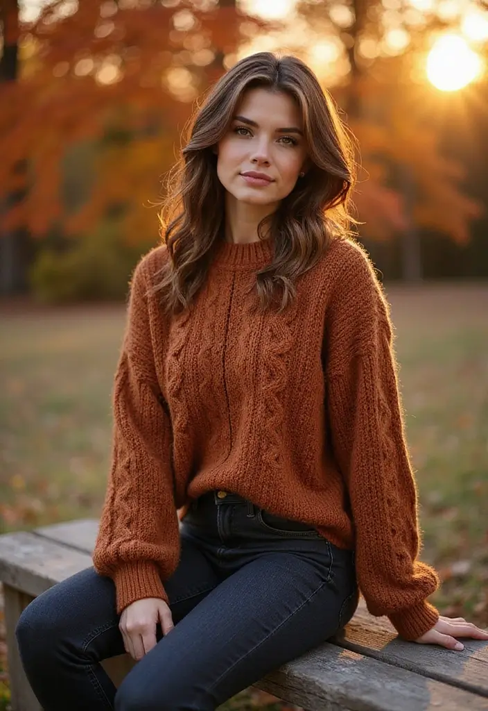 50 Summer Brown Hair Color Ideas That Shine in the Sun - 21. Autumn Brown Ombre