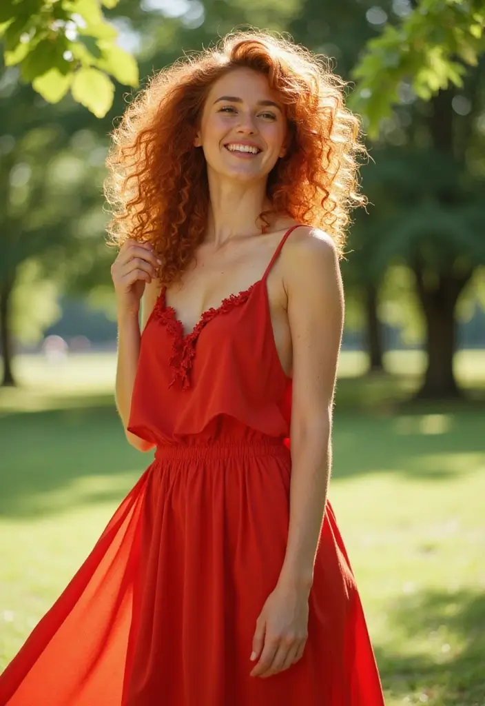 50 Summer Red Hair Color Ideas That Shine in the Sun 1 50 Summer Red Hair Color Ideas That Shine in the Sun - 1. Fiery Cherry Red
