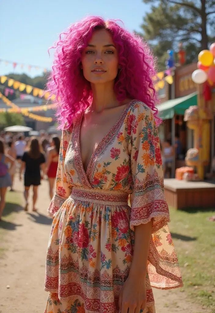 50 Summer Red Hair Color Ideas That Shine in the Sun 23 50 Summer Red Hair Color Ideas That Shine in the Sun - 23. Fuchsia Red