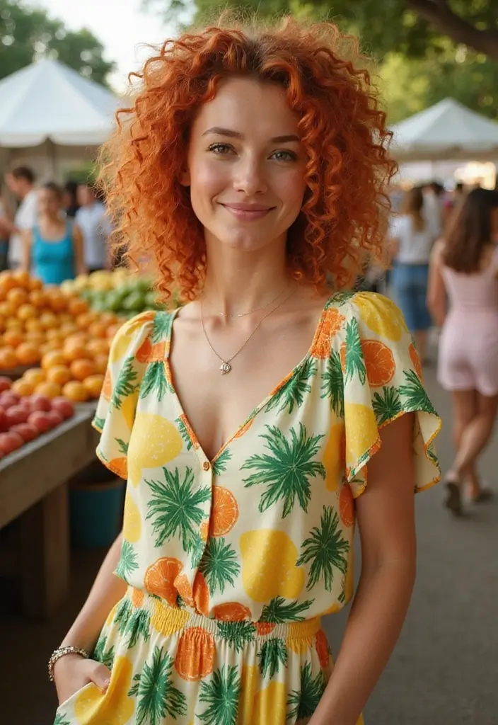 50 Summer Red Hair Color Ideas That Shine in the Sun 39 50 Summer Red Hair Color Ideas That Shine in the Sun - 39. Cantaloupe Red