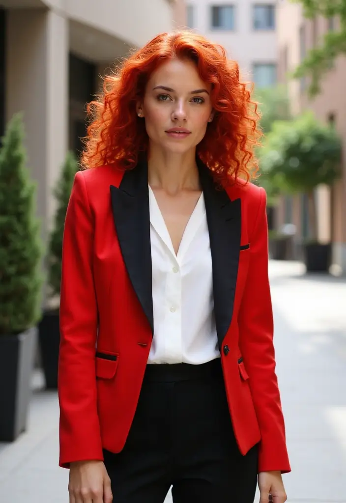 50 Summer Red Hair Color Ideas That Shine in the Sun 7 50 Summer Red Hair Color Ideas That Shine in the Sun - 7. Bright Scarlet Red