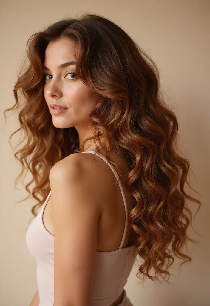 50 Trendy Two-Tone Hair Color Ideas for a Fresh Vibe 30 50 Trendy Two-Tone Hair Color Ideas for Curly Hair Types - 29. Almond and Honey