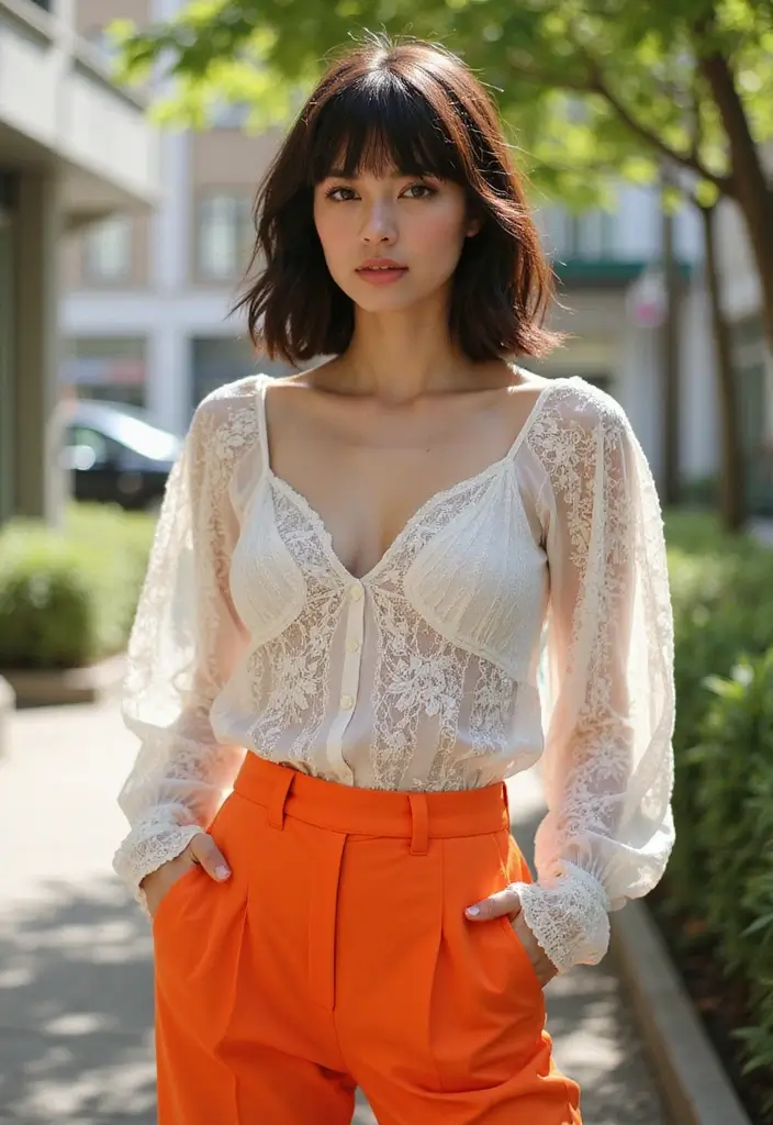 50 Very Short Hairstyles for Women That Are Chic and Bold - 32. Short Bangs with Long Layers