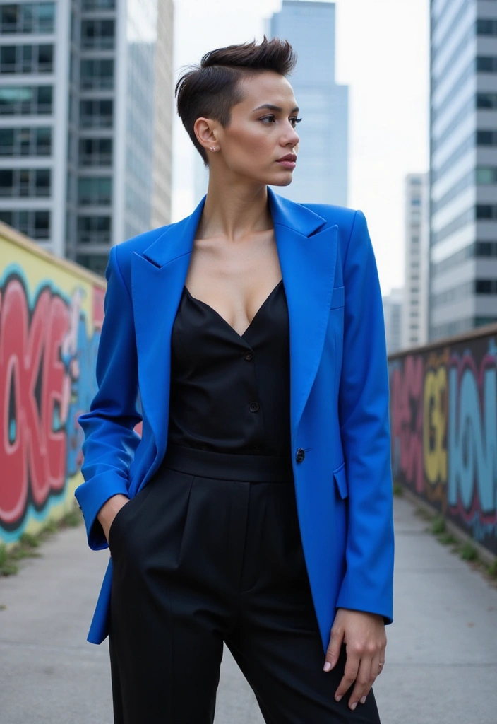 50 Very Short Hairstyles for Women That Are Chic and Bold - 50. Ultra-Modern Pixie with Sharp Edges