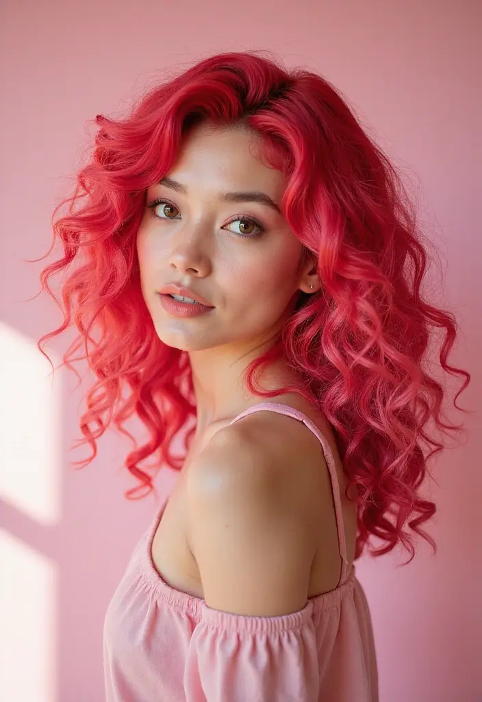 50 Vivid Hair Color Ideas That Turn Heads Instantly 15 50 Vivid Hair Color Ideas That Turn Heads Instantly - 15. Wild Strawberry