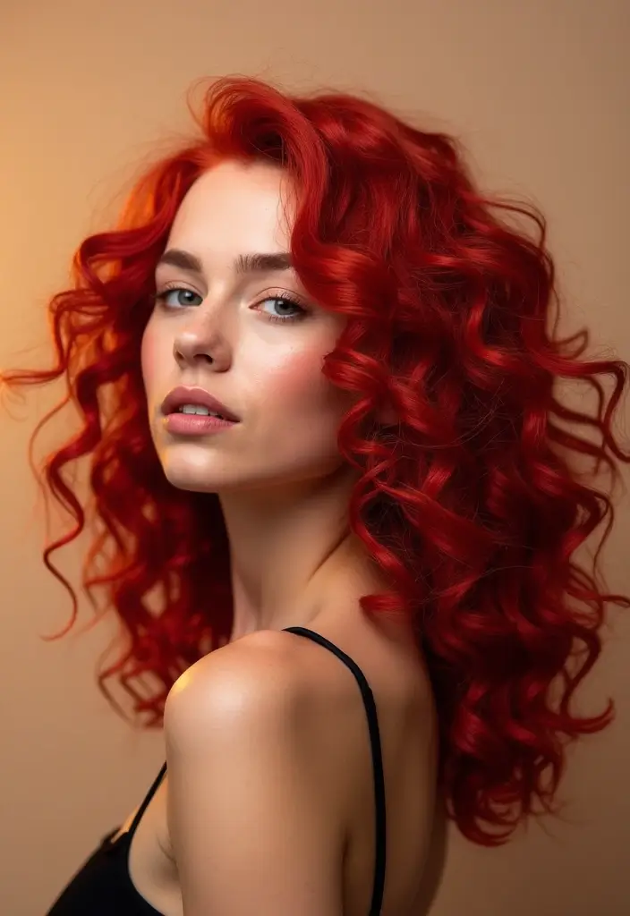 50 Vivid Hair Color Ideas That Turn Heads Instantly 2 50 Vivid Hair Color Ideas That Turn Heads Instantly - 2. Fiery Red Layers