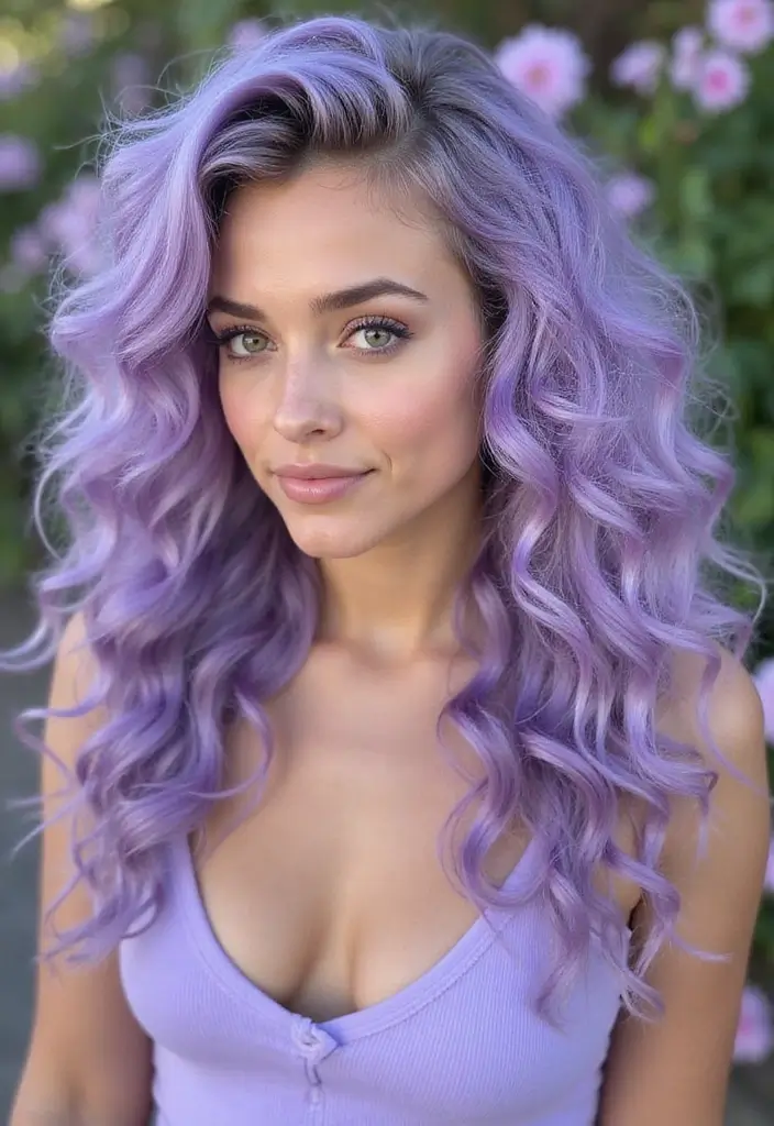 50 Vivid Hair Color Ideas That Turn Heads Instantly 20 50 Vivid Hair Color Ideas That Turn Heads Instantly - 20. Frosted Lavender