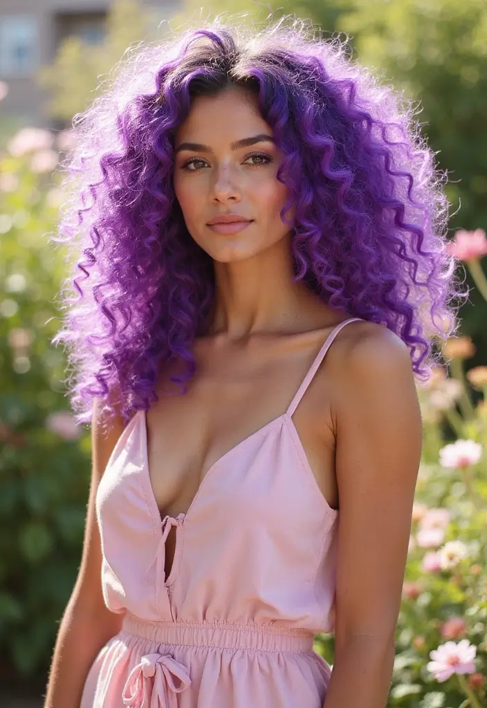 50 Vivid Hair Color Ideas That Turn Heads Instantly 29 50 Vivid Hair Color Ideas That Turn Heads Instantly - 29. Grape Punch