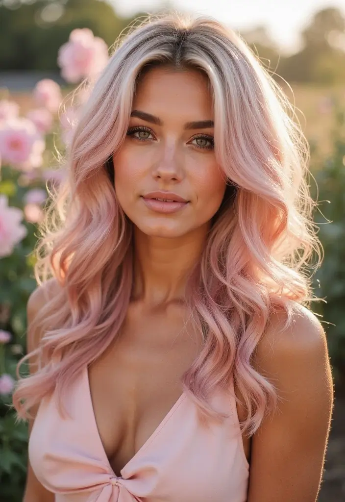 50 Vivid Hair Color Ideas That Turn Heads Instantly 30 50 Vivid Hair Color Ideas That Turn Heads Instantly - 30. Blush Pink