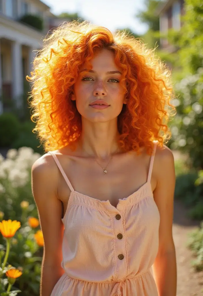 50 Vivid Hair Color Ideas That Turn Heads Instantly 32 50 Vivid Hair Color Ideas That Turn Heads Instantly - 32. Electric Mango