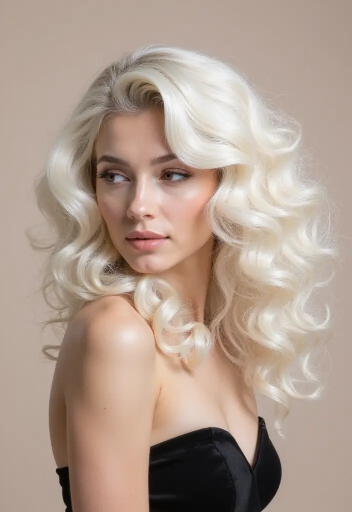 50 Vivid Hair Color Ideas That Turn Heads Instantly 34 50 Vivid Hair Color Ideas That Turn Heads Instantly - 34. Pearl White Curls