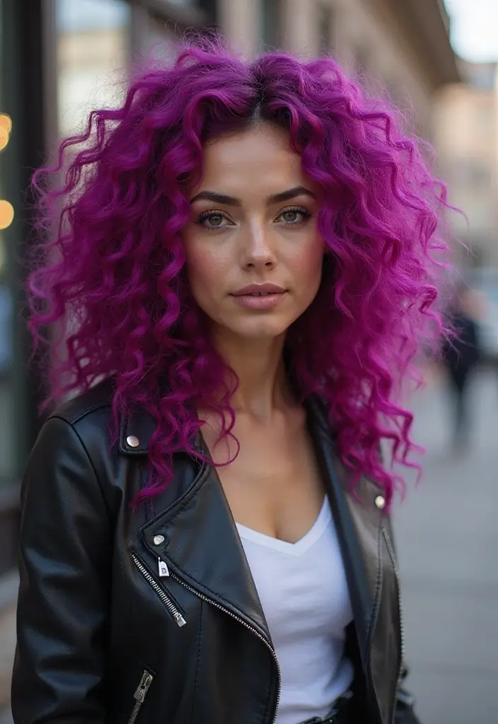 50 Vivid Hair Color Ideas That Turn Heads Instantly 6 50 Vivid Hair Color Ideas That Turn Heads Instantly - 6. Bold Magenta
