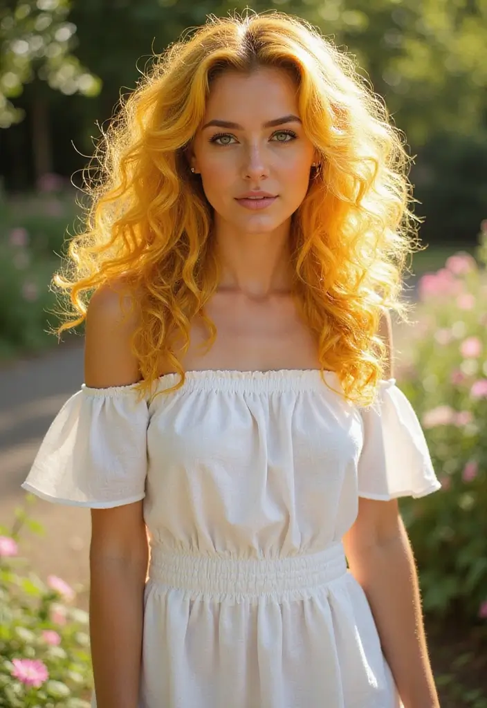 50 Vivid Hair Color Ideas That Turn Heads Instantly 8 50 Vivid Hair Color Ideas That Turn Heads Instantly - 8. Sunshine Yellow Curls
